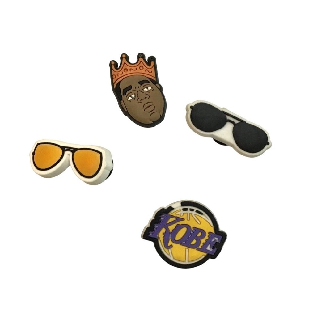 CROCS- NBA KOBE BASKETBALL JIBBITZ CHARMS SET OF 4